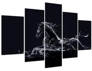 Kép - Ló és a víz (150x105 cm)