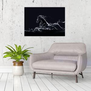 Kép - Ló és a víz (70x50 cm)