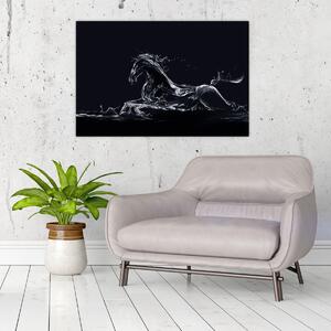 Kép - Ló és a víz (90x60 cm)