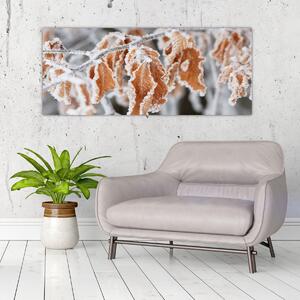 Kép - Fagyott levelek (120x50 cm)