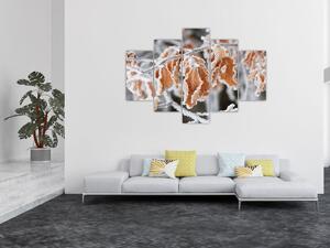Kép - Fagyott levelek (150x105 cm)
