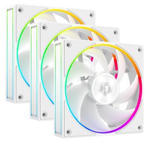 ID-Cooling AF-127-ARGB-W TRIO hűtő ventiátor 12cm, 3db fehér