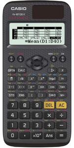 Casio (FX-87DEX) Műszaki-tudományos számítógép Fekete Kijelző (számjegy): 16 Napenergiával üzemeltetett, Elemekről üzemeltetett (Sz x Ma x Mé) 77 x 11 x 166 mm