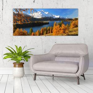 Kép - Ősz az Alpokban (120x50 cm)