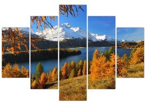 Kép - Ősz az Alpokban (150x105 cm)