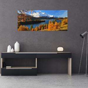 Kép - Ősz az Alpokban (120x50 cm)