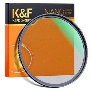 K-F CONCEPT Concept Nano-X Black Mist lágyító szűrő 1/2 Karcálló 49mm