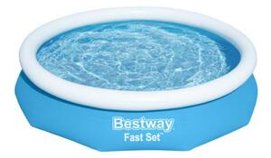 Bestway 57458 kerti medence Felfújható medence Kerek 3200 L Kék, Fehér