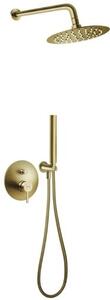 Zuhanyrendszer Novaservis Ferro Ciriculus egykaros csapteleppel csiszolt arany BCK7PBG-SET1-S