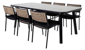 Asztal és szék garnitúra Dallas 508 Fém