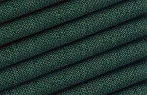 Zöld szövet kétüléses kanapé MICADONI Karoo 185 cm fekete talppal