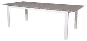 Kerti asztal Dallas 668 74x100cm, Szürke, Fehér, Fém