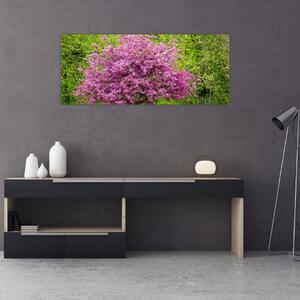 A réten virágzó fa képe (120x50 cm)