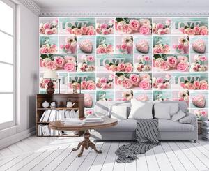 Fotótapéta - Rózsaszín szerelem (152,5x104 cm)