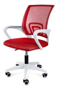Jumi ergonomikus Irodai Forgószék #piros-fehér