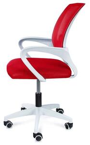 Jumi ergonomikus Irodai Forgószék #piros-fehér