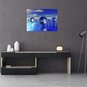 Absztrakció kép - víz (70x50 cm)