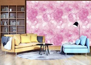 Fotótapéta - Rózsaszín virágok (152,5x104 cm)
