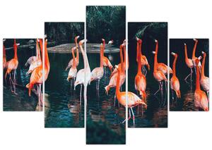 Flamingók csordája (150x105 cm)