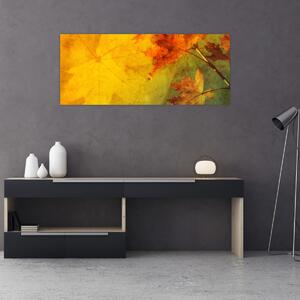 Kép - Őszi levelek (120x50 cm)