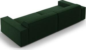 Palack zöld bársony háromszemélyes kanapé MICADONI Jodie 204 cm