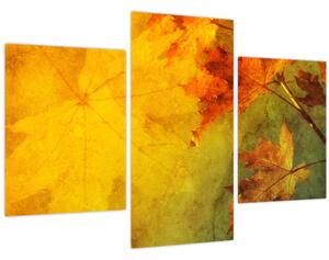 Kép - Őszi levelek (90x60 cm)