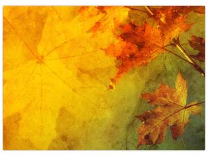 Kép - Őszi levelek (70x50 cm)