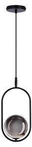 Candellux Csillár zsinóron CORDEL 1xG9/28W/230V fekete/füstös fekete CA1021