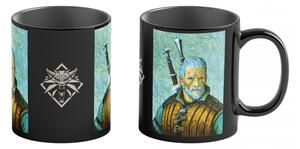 Good Loot The Witcher Geralt & Vincent van Gogh Hőre változó 450ml bögre ajándéktárgy