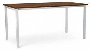 Univerzális asztal fém lábakkal 160 x 80 cm, silverjack tölgy
