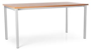 Univerzális asztal fém lábakkal 160 x 80 cm, bükkfa