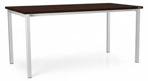 Univerzális asztal fém lábakkal 160 x 80 cm, wenge