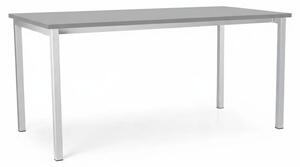 Univerzális asztal fém lábakkal 160 x 80 cm, világos szürke