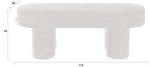 Barna buklé pad Fern – Dutchbone