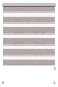 Szürkésbarna nappali-éjszakai roló 42,5x150 cm Zebra Silvalin – Gardinia