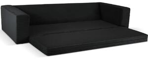 Fekete kanapé MICADONI Diego 240 cm