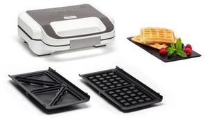 Tefal Snack XL SW7011 szendvicssütő 850 W Fehér, Rozsdamentes acél