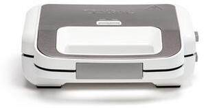 Tefal Snack XL SW7011 szendvicssütő 850 W Fehér, Rozsdamentes acél