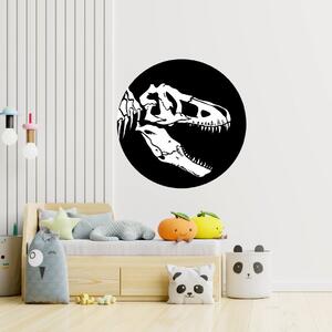 PIPPER. Kör alakú falmatrica "T-Rex csontváz" Méret: 60cm