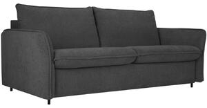 MICADONI Dalida sötétszürke zsenília kanapéágy 166 cm