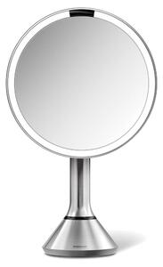 Kozmetikai tükör világítással-nagyítós (ötszörös) ø 20 cm Sensor – simplehuman