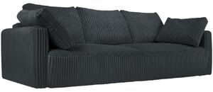 Sötétszürke kanapé MICADONI Sheila 257 cm