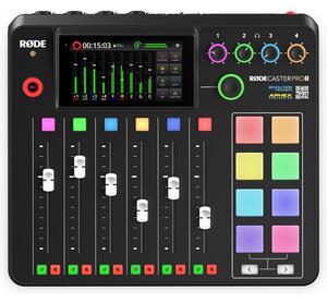 RODE RØDECaster Pro II Integrált Audio Produkciós Stúdió Mixer - Fekete