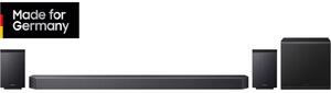 Samsung Q-Serie HW-Q935GF 9.1.4-Kanal Soundbar Fekete Bluetooth, Dolby Atmos®, Vezeték nélküli mélysugárzóval, Fali rögzítés, WLAN