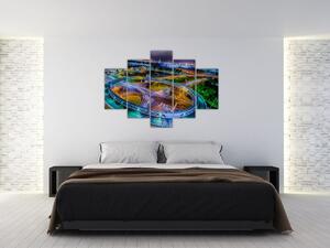 Kép - éjszakai panoráma (150x105 cm)