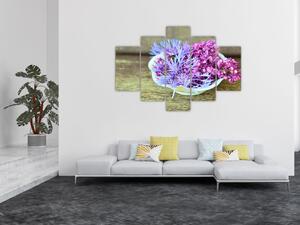 Kép - lila növény (150x105 cm)