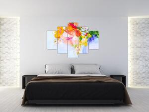 Kép - Virágok, festmény (150x105 cm)