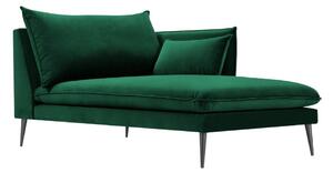 Sötétzöld bársony fotel MICADONI AGATE 165 cm, eredeti
