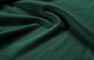 Zöld bársony sarokkanapé MICADONI JADE 248 cm, jobb