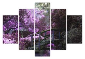 Kép - lila fák (150x105 cm)